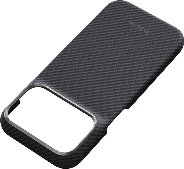 Husă Pitaka Edge Case, Black/Grey Twill — iPhone 18/17 Pro