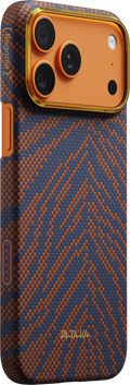 Husă Pitaka Edge Case Breath of Veins, Burning Orange — iPhone 17 Pro