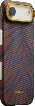 Husă Pitaka Edge Case Breath of Veins, Burning Orange — iPhone Air