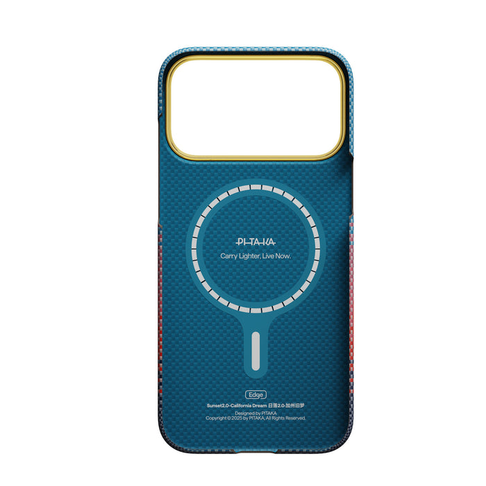 Husă Pitaka Edge Case, California Dream Sunset 2.0 #3 — iPhone 17 Pro Max
