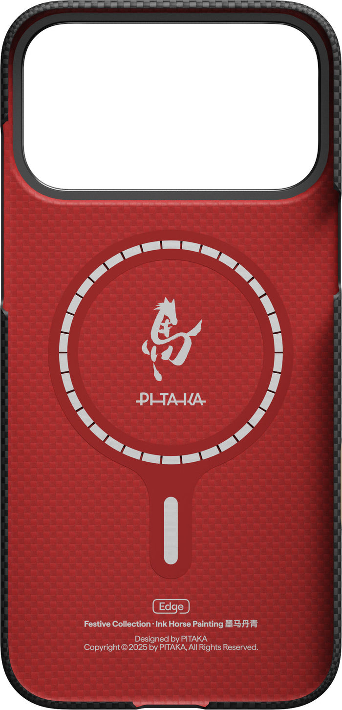 Husă Pitaka Edge Case, Ink Horse Ink Rhythm — iPhone 17 Pro Max