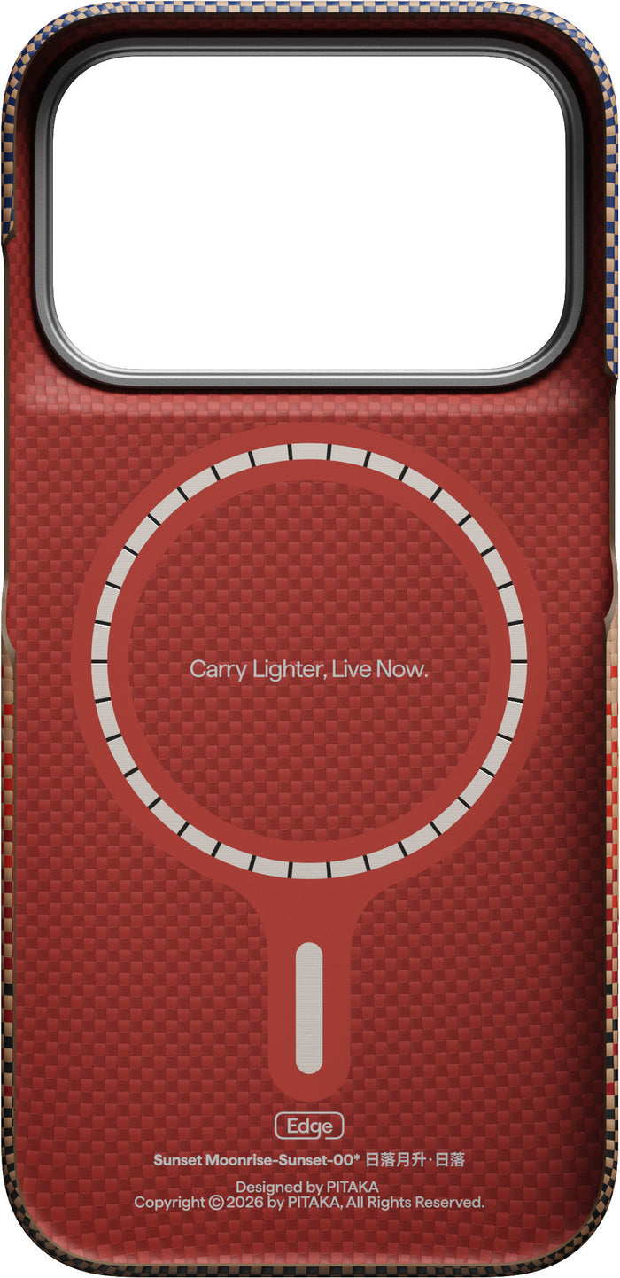 Husă Pitaka Edge Case, Sunset — iPhone 18/17 Pro