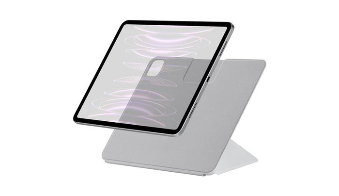 Husă Pitaka Folio 2, white — iPad Air 13" 2024, iPad Pro 12,9" 2018/2022