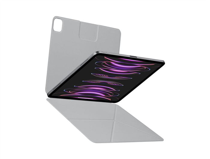 Husă Pitaka Folio 2, white — iPad Air 13" 2024, iPad Pro 12,9" 2018/2022