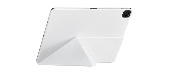 Husă Pitaka Folio 2, white — iPad Air 13" 2024, iPad Pro 12,9" 2018/2022