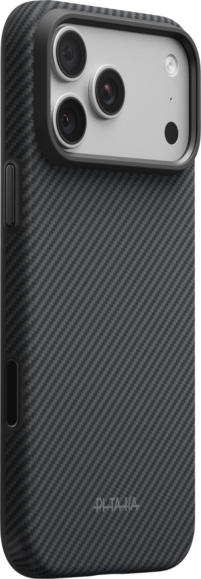 Husă Pitaka Summa, Black/Grey Twill — iPhone 18/17 Pro Max