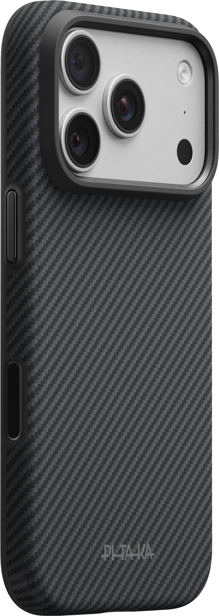 Husă Pitaka Summa, Black/Grey Twill — iPhone 18/17 Pro