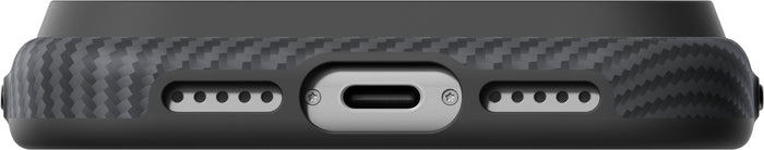 Husă Pitaka Summa, Black/Grey Twill — iPhone 18/17 Pro
