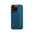 Husă Pitaka Tactile Woven, Hello World — iPhone 16 Pro