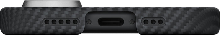 Husă Pitaka Ultra-Slim, Black/Grey — iPhone 17