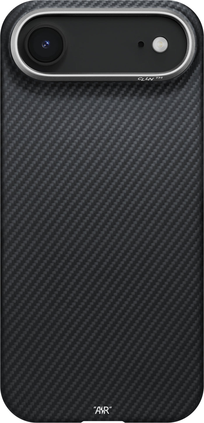 Husă Pitaka Ultra-Slim, Black/Grey — iPhone Air