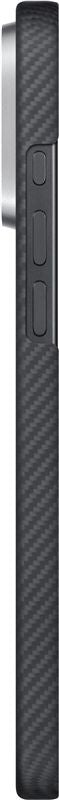 Husă Pitaka Ultra-Slim, Black/Grey (PitaTap) — iPhone 16 Pro
