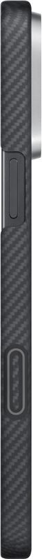 Husă Pitaka Ultra-Slim, Black/Grey (PitaTap) — iPhone 16 Pro