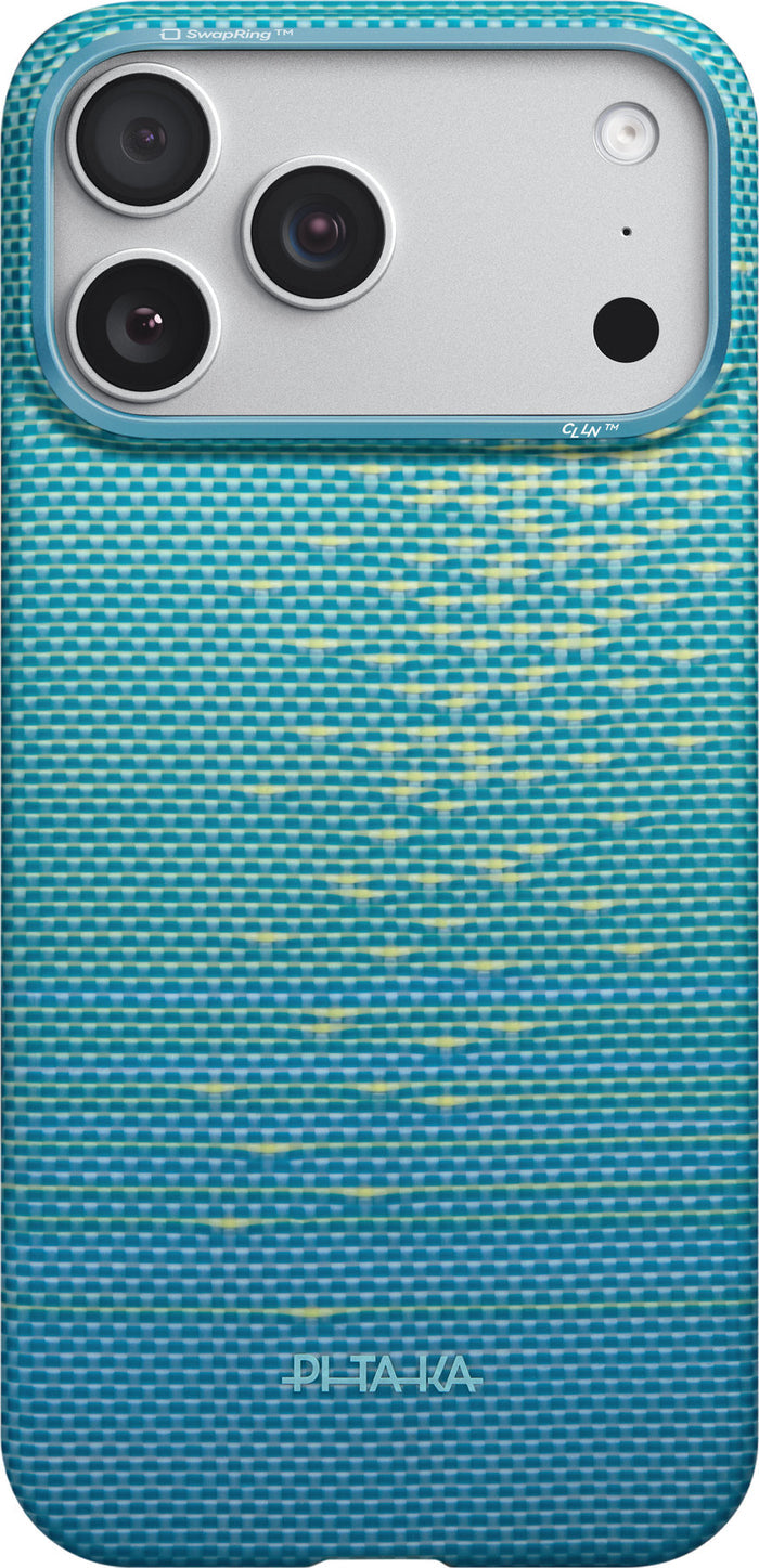 Husă Pitaka Ultra-Slim, Lucid Blue — iPhone 17 Pro Max