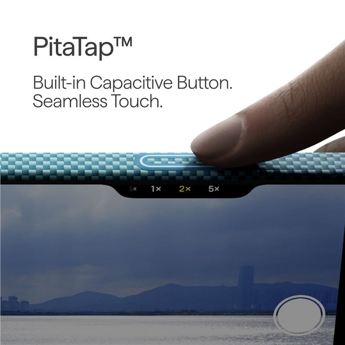 Husă Pitaka Ultra-Slim, Lucid Blue — iPhone 17 Pro Max