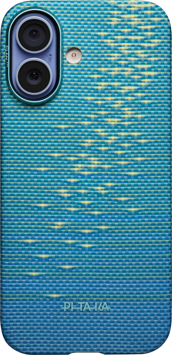 Husă Pitaka Ultra-Slim, Lucid Blue — iPhone 17