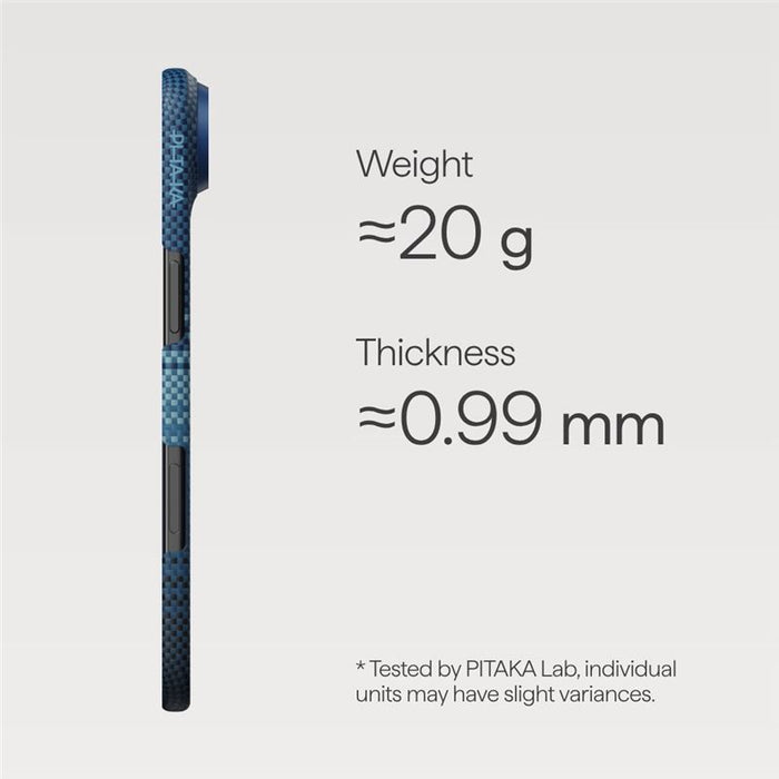 Husă Pitaka Ultra-Slim, Moonrise — iPhone Air
