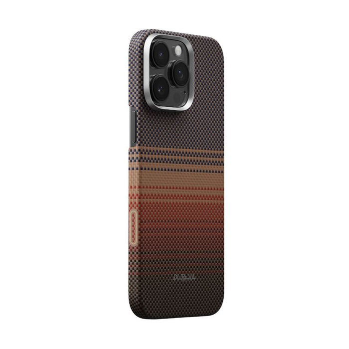 Husă Pitaka Ultra-Slim, Sunset (PitaTap) — iPhone 16 Pro Max