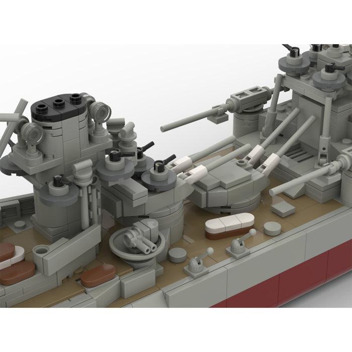 IJN Ise WWII Aviation Battleship Building Blocks-LesDiy-Building Blocks-