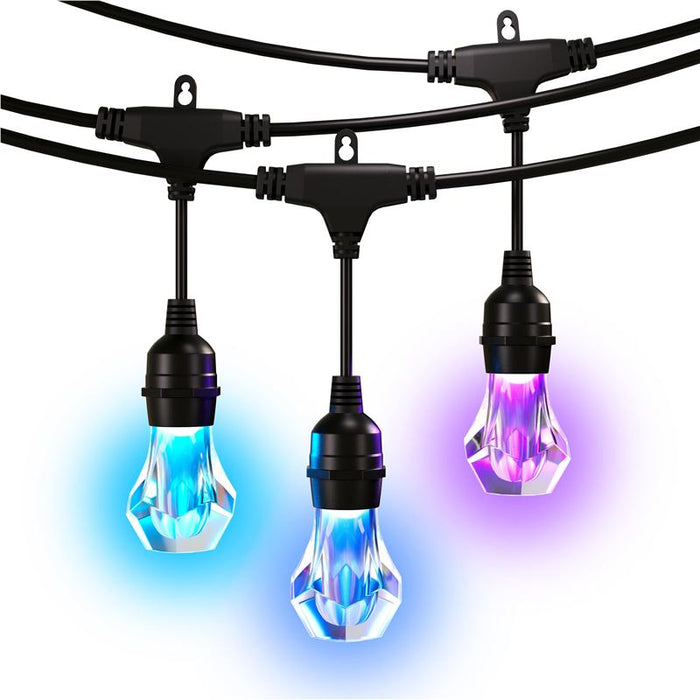 Instalație exterior Nanoleaf Outdoor String Lights Starter Kit, 15 m, Matter