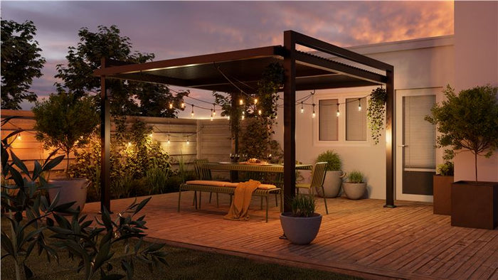 Instalație exterior Nanoleaf Outdoor String Lights Starter Kit, 15 m, Matter