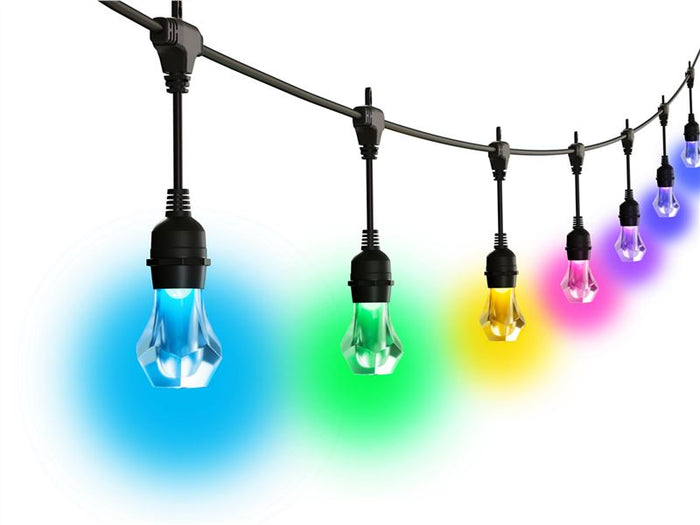 Instalație exterior Nanoleaf Outdoor String Lights Starter Kit, 15 m, Matter