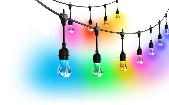 Instalație exterior Nanoleaf Outdoor String Lights Starter Kit, 30 m, Matter