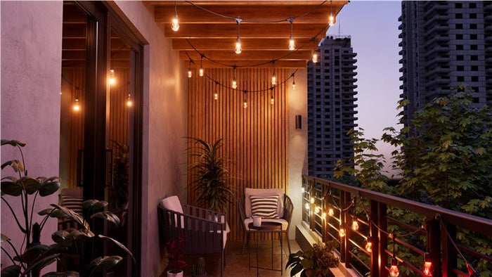Instalație exterior Nanoleaf Outdoor String Lights Starter Kit, 30 m, Matter