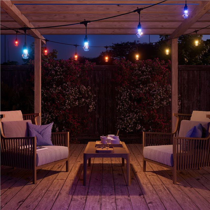 Instalație exterior Nanoleaf Outdoor String Lights Starter Kit, 30 m, Matter
