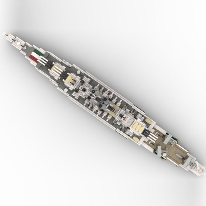 Italian battleship Impero Building Blocks - LesDiy -