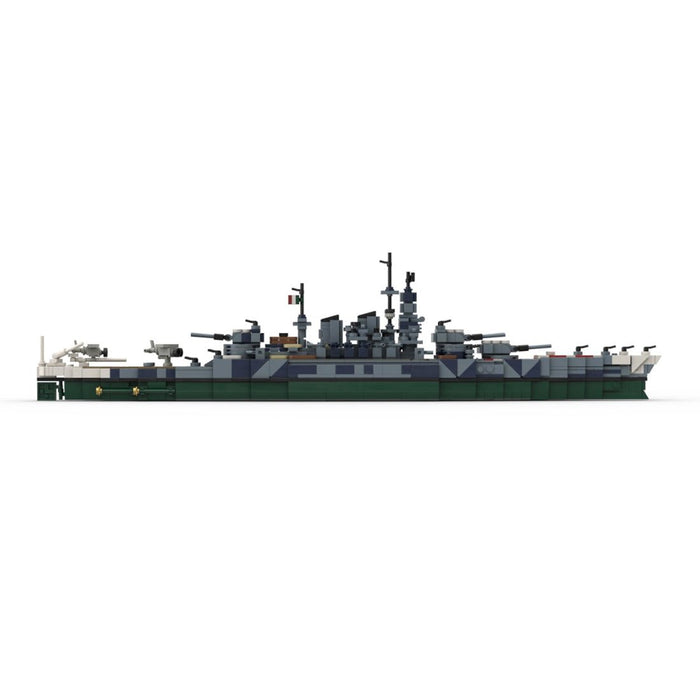 Italian battleship Vittorio Veneto Building Blocks - LesDiy -