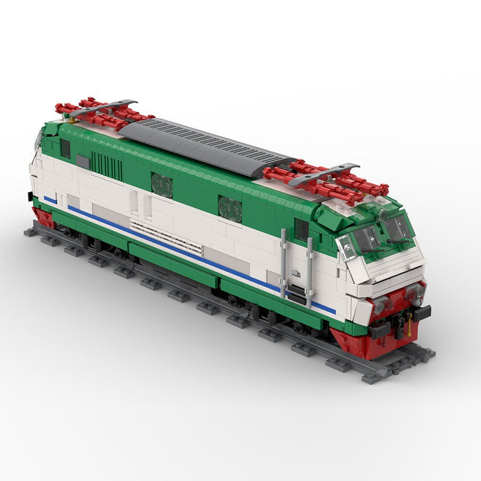 Italian Class E444R Electric Locomotive (XMPR Livery) Building Blocks - LesDiy - Locomotive -
