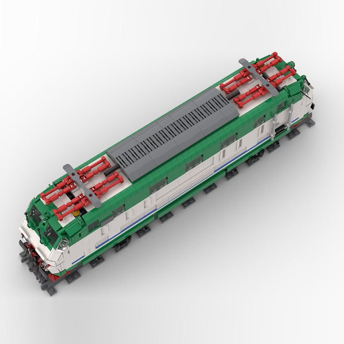 Italian Class E444R Electric Locomotive (XMPR Livery) Building Blocks - LesDiy - Locomotive -