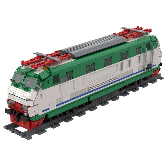 Italian Class E444R Electric Locomotive (XMPR Livery) Building Blocks - LesDiy - Locomotive -