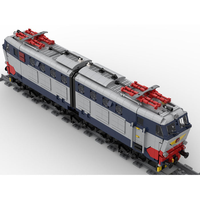 Italian E - 656 Electric Locomotive Building Blocks - LesDiy - Building Blocks -