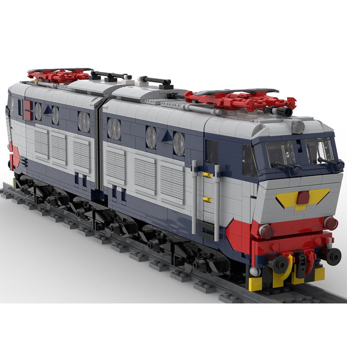 Italian E - 656 Electric Locomotive Building Blocks - LesDiy - Building Blocks -
