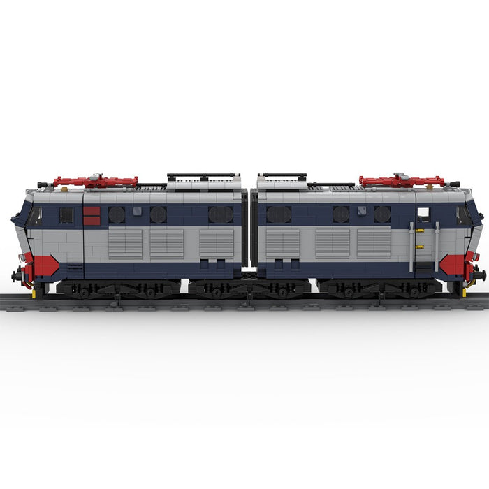 Italian E - 656 Electric Locomotive Building Blocks - LesDiy - Building Blocks -