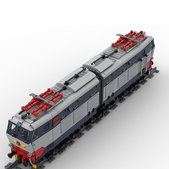 Italian E - 656 Electric Locomotive Building Blocks - LesDiy - Building Blocks -