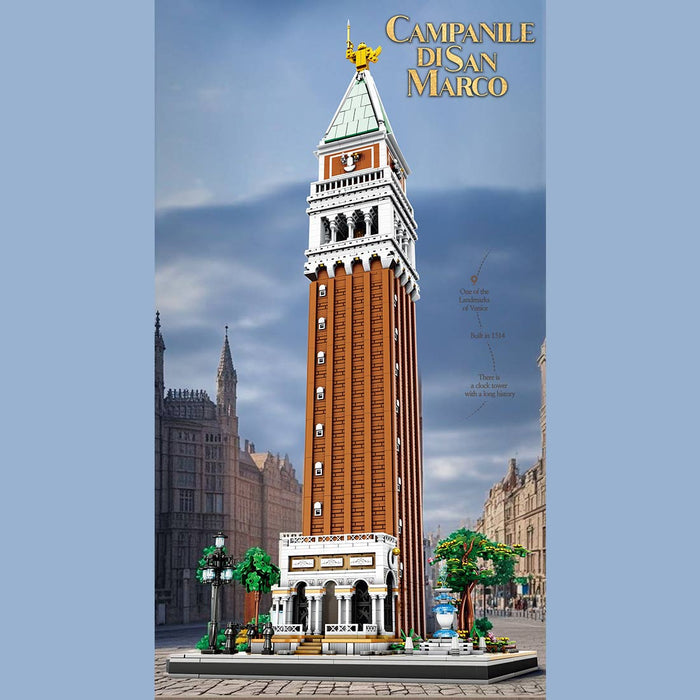 Italian Famous Bell Landmark Tower Building Blocks - LesDiy - Building Blocks -