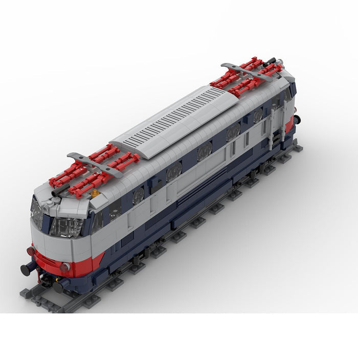 Italian FS E444 "Tartaruga" Electric Locomotive Building Blocks - LesDiy - Locomotive -