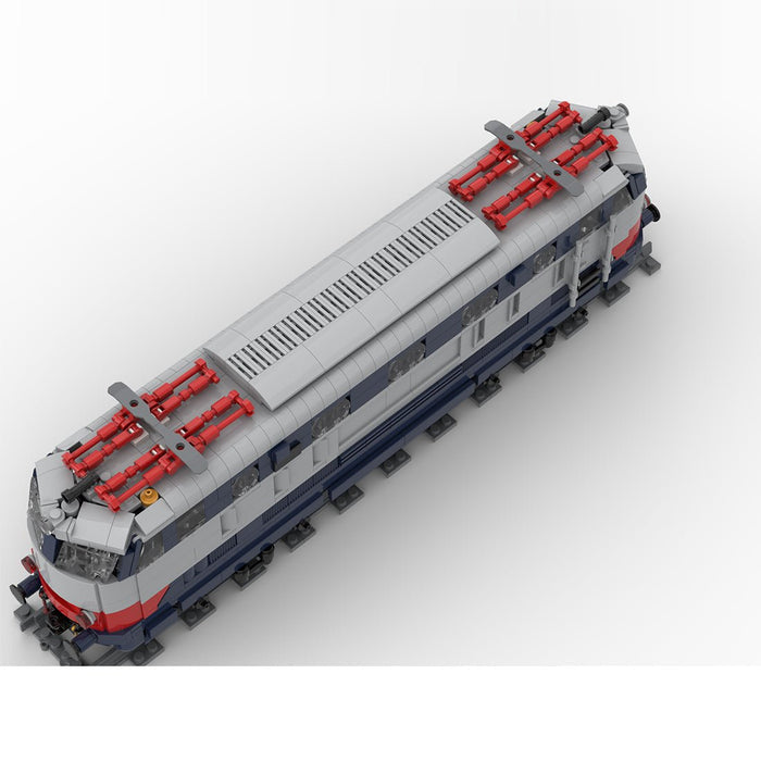 Italian FS E444 "Tartaruga" Electric Locomotive Building Blocks - LesDiy - Locomotive -