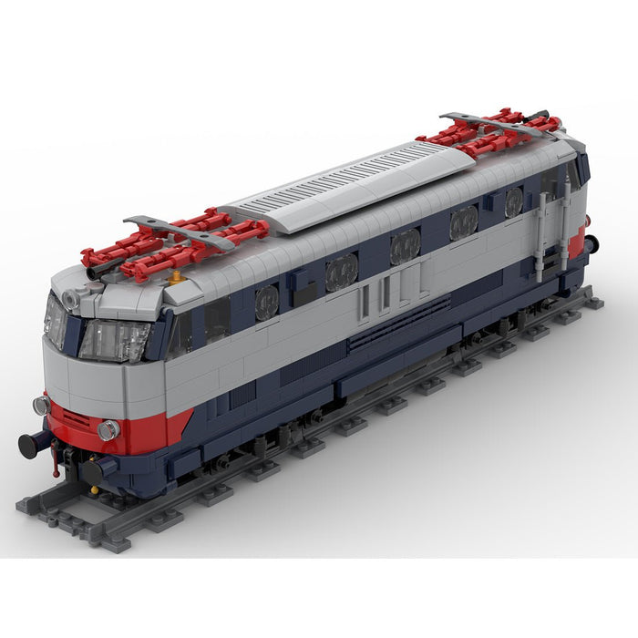 Italian FS E444 "Tartaruga" Electric Locomotive Building Blocks - LesDiy - Locomotive -