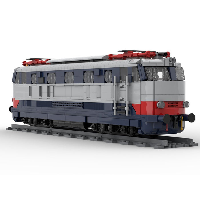 Italian FS E444 "Tartaruga" Electric Locomotive Building Blocks - LesDiy - Locomotive -