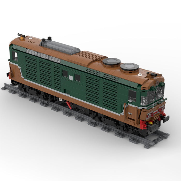 Italy Diesel Locomotive D.445 Train Building Blocks - LesDiy - Locomotive -