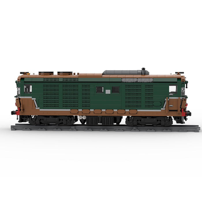 Italy Diesel Locomotive D.445 Train Building Blocks - LesDiy - Locomotive -