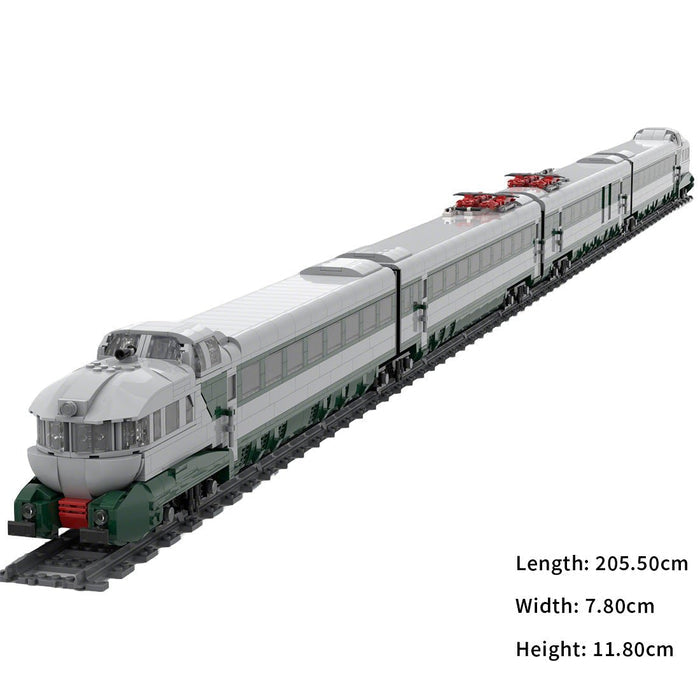 Italy ETR.250 Arlecchino Train Building Blocks - LesDiy - Locomotive -