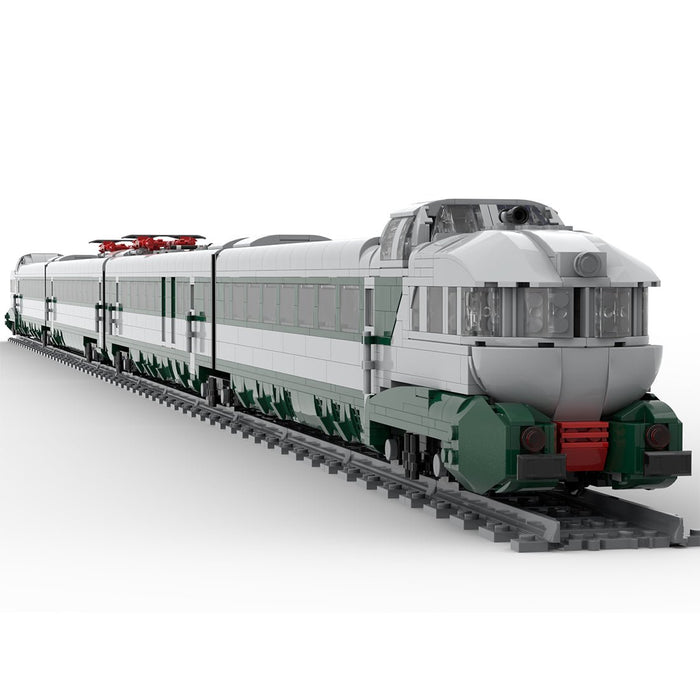 Italy ETR.250 Arlecchino Train Building Blocks - LesDiy - Locomotive -
