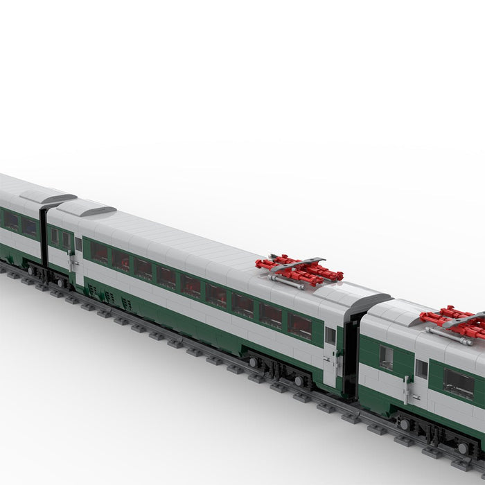 Italy ETR.250 Arlecchino Train Building Blocks - LesDiy - Locomotive -