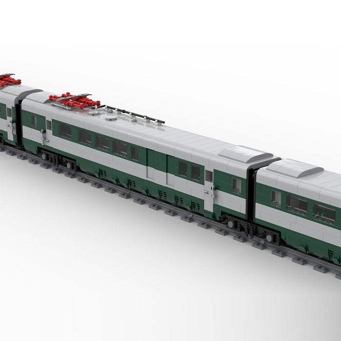 Italy ETR.250 Arlecchino Train Building Blocks - LesDiy - Locomotive -