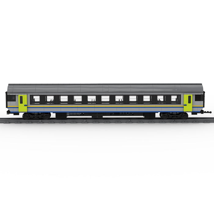 Italy MDVE Carriage DPR Train Building Blocks - LesDiy - Locomotive -